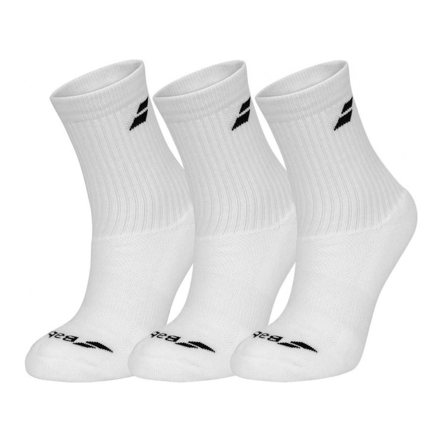 Vớ Babolat trắng cổ trung - QUARTER SOCKS (5UA13711-000)