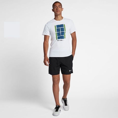 Áo Tennis Nike Court Logo Tee US Open Newyork (AO8583-100)