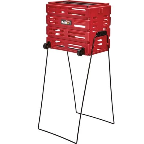 Rổ đựng banh có bánh xe chứa 80 trái banh - TOURNA BALLPORT Deluxe (BPD-80W-RED)