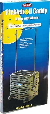 Rổ đựng banh có bánh xe chứa 50 trái banh - TOURNA Pickleball Deluxe Ballport (P-BPD-W)