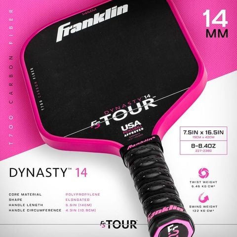 Vợt Pickleball FRANKLIN Dynasty FS TOUR 14mm (52968C2)