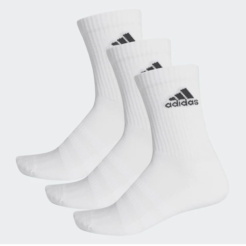 Vớ Adidas CUSHIONED CREW White (DZ9356)