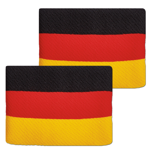 Cặp Băng mồ hôi tay-GERMANY Flag Wristbands (FBW-GR)