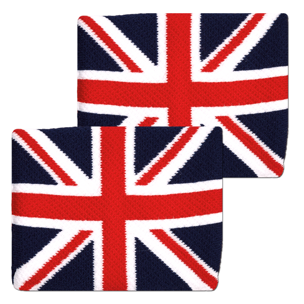 Cặp Băng mồ hôi tay-United Kingdom Flag Wristbands (FBW-UK)