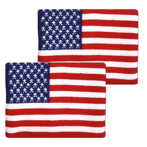 Cặp Băng mồ hôi tay-USA Flag Wristbands (FBW-US)