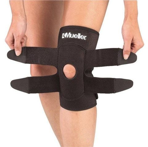 Băng gối Mueller Adjustable Knee Support, Black (5453X)