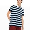 Áo Lacoste Sport Regular Fit Striped Texturized Cotton Polo Shirt (PH4227-78C)