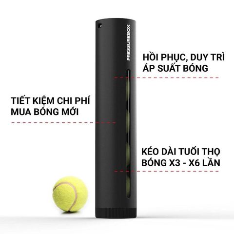 Bình hồi phục độ nảy bóng - Automatic Tennis Ball PRESSUREBOX (ATBBox)