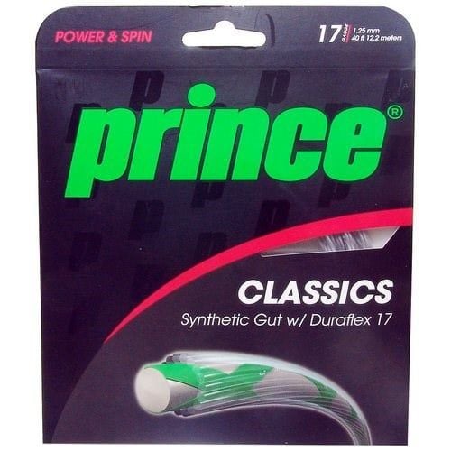 Dây căng vợt Prince SYNTHETIC GUT W/DURAFLEX - Prince xoắn 16+17 (Pxoan17)