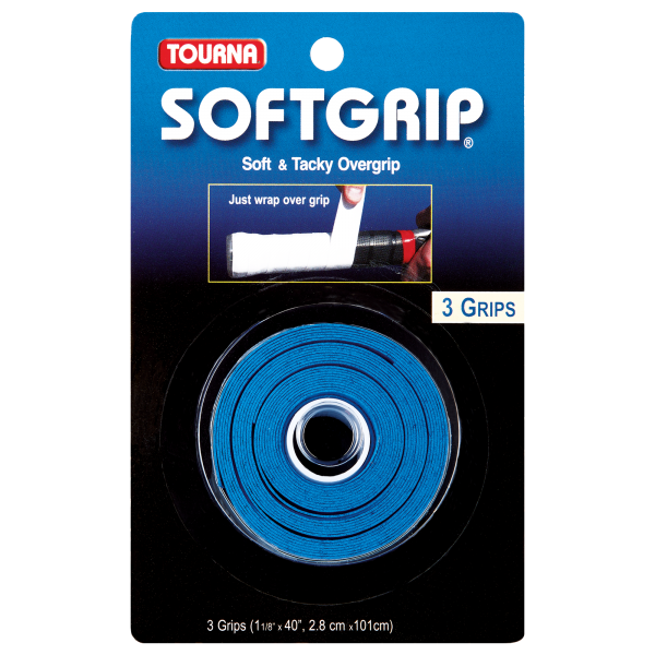 Quấn cán cuộn x3 TOURNA SOFT GRIP Blue (STG-B)