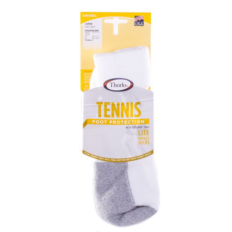 Vớ Tennis Thorlo Mini Crew Lite Tennis sock Made in USA (T1CMU11)