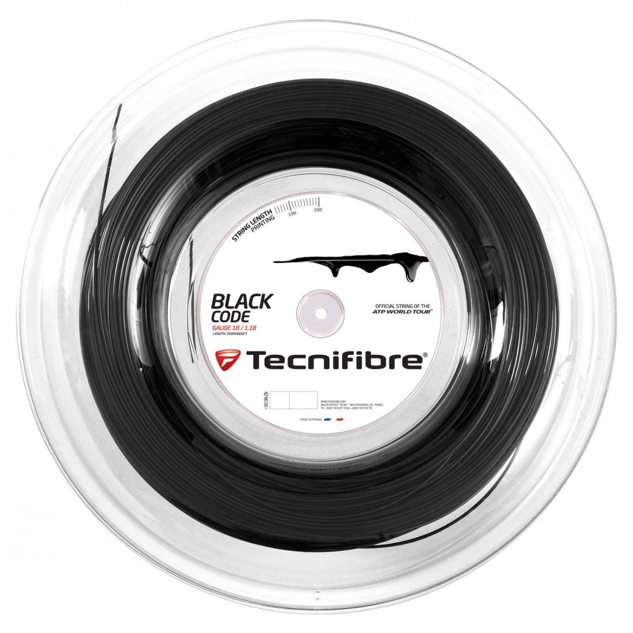 TECNIFIBRE BLACK CODE 17 - DÂY CĂNG 1 VỢT (BLCODE200)