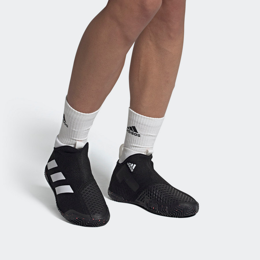 Giày Tennis không dây Adidas STYCON Black/White (FY2944) – Shop eTennis.vn