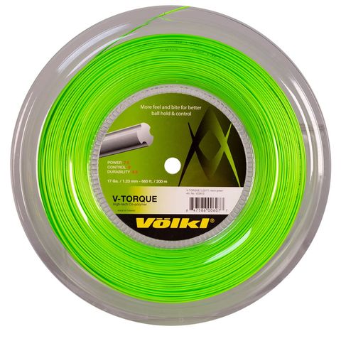 Dây căng vợt Volkl V-TORQUE 123 Green - Nhiều Cạnh (V23610)