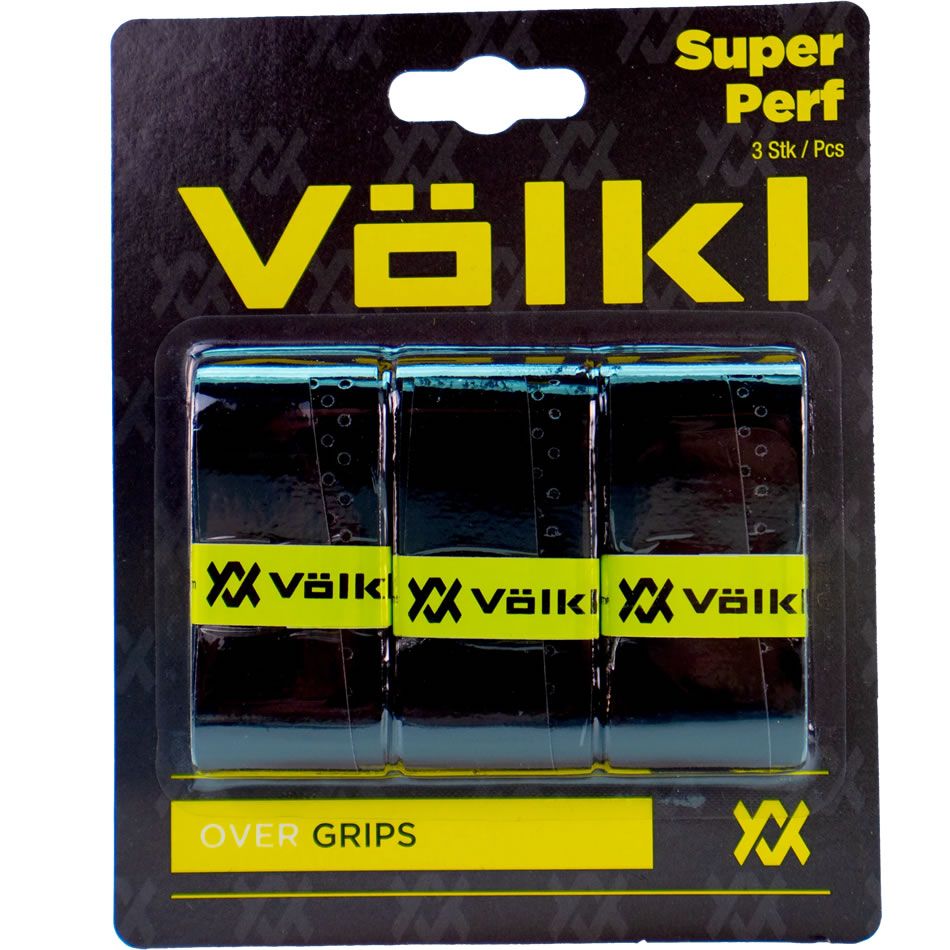 Quấn cán đen có lỗ VOLKL SUPER PERF X3 - Vỉ 3 (V35102)