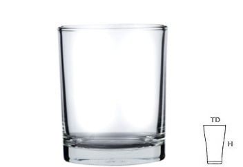 LY ROCK THẲNG NHỎ, 230ml - LG-102708 (27) (Bộ 12 cái)