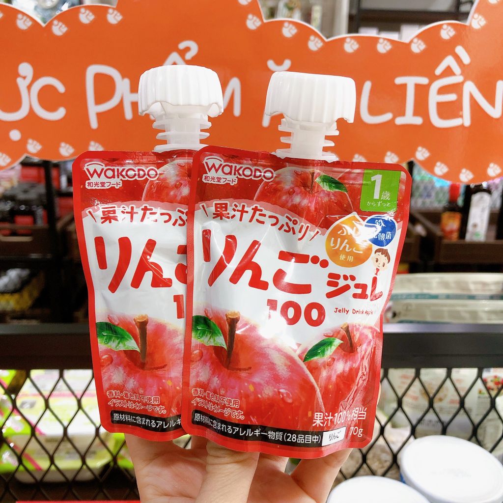 Thạch Wakodo vị táo - 1 tuổi+