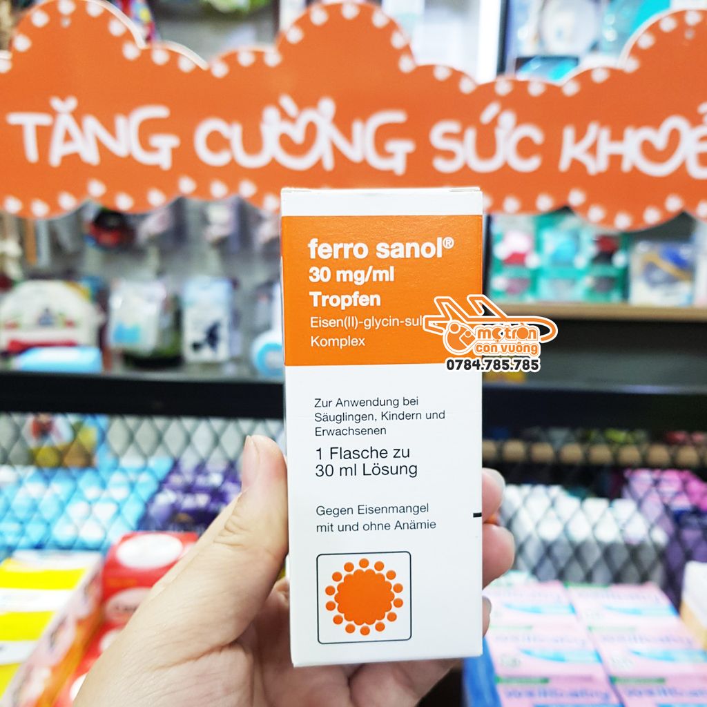 Sắt Ferro Sanol Đức dạng giọt 30ml