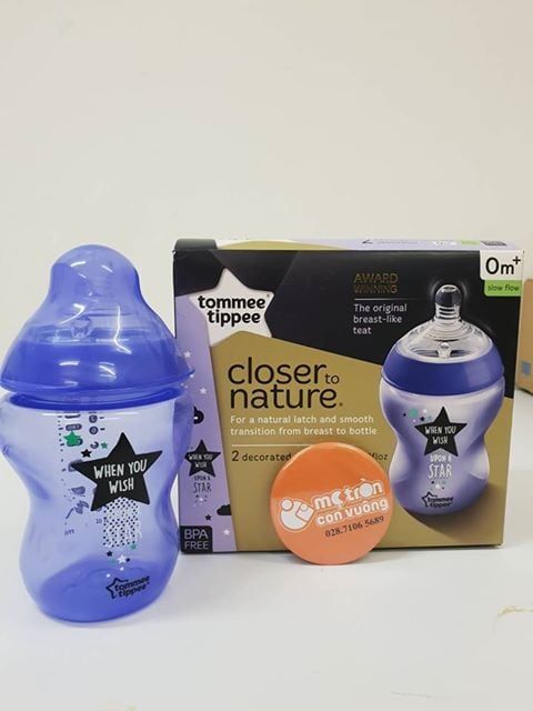 Set 02 bình sữa Tommee Tippee 260mlx2