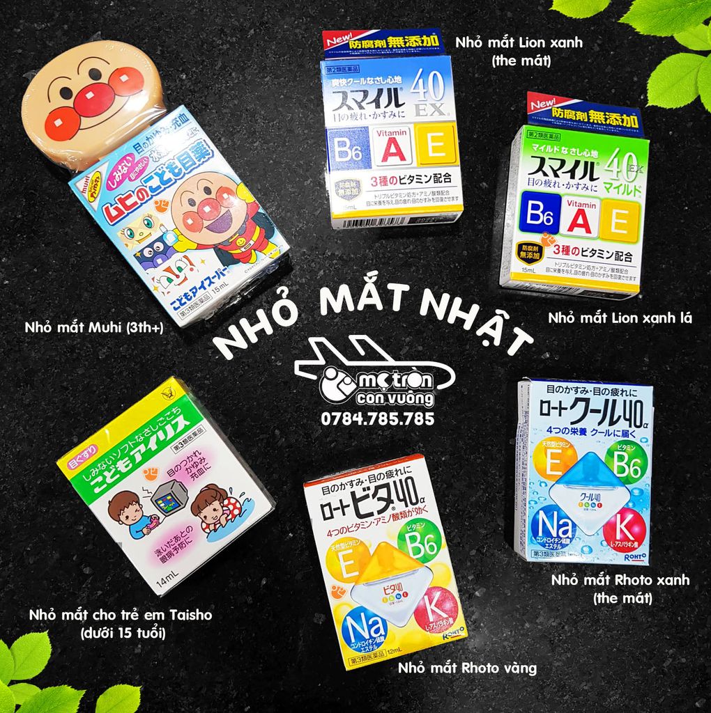 Nước nhỏ mắt Lion Nhật xanh lá