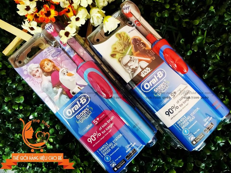 Bàn chải đánh răng tự động Oral B (5 tuổi+)