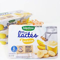 Sữa chua Bledina vị chuối 55gx6 (6 tháng+) - Hàng nhập khẩu