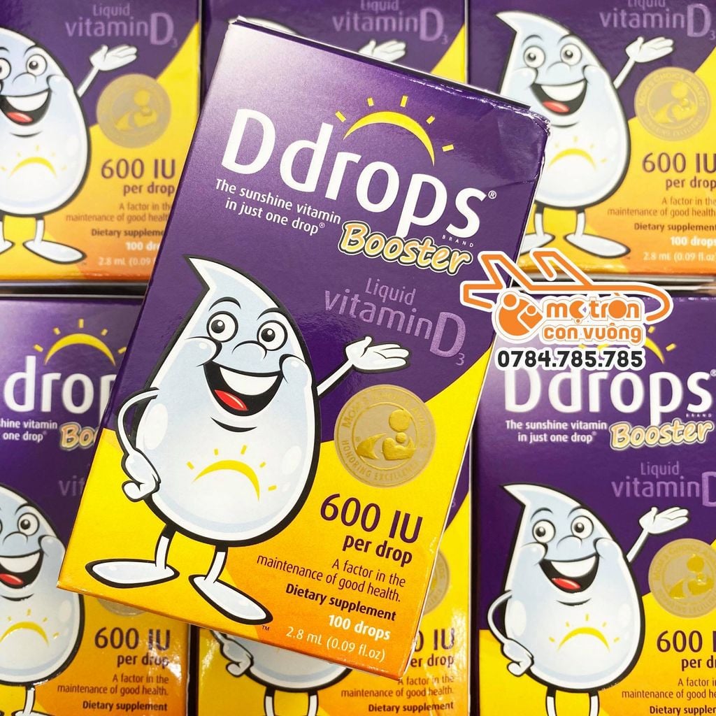 Vitamin D Drop Mỹ 600IU