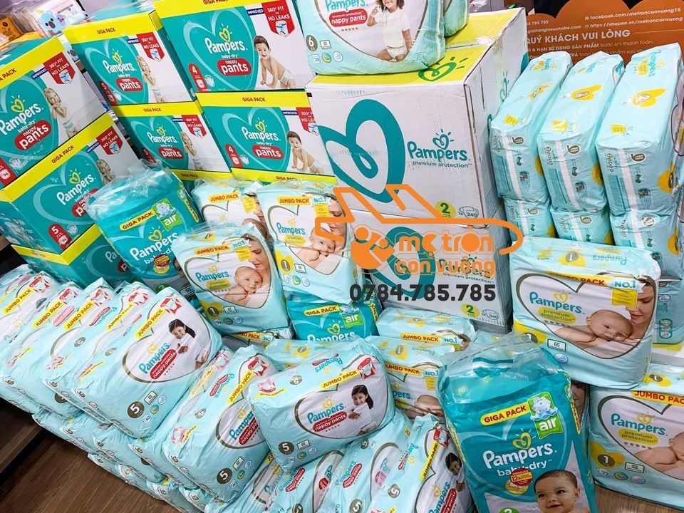 Tã dán Pampers Premium Size 2 (4 - 8kg) - 30m