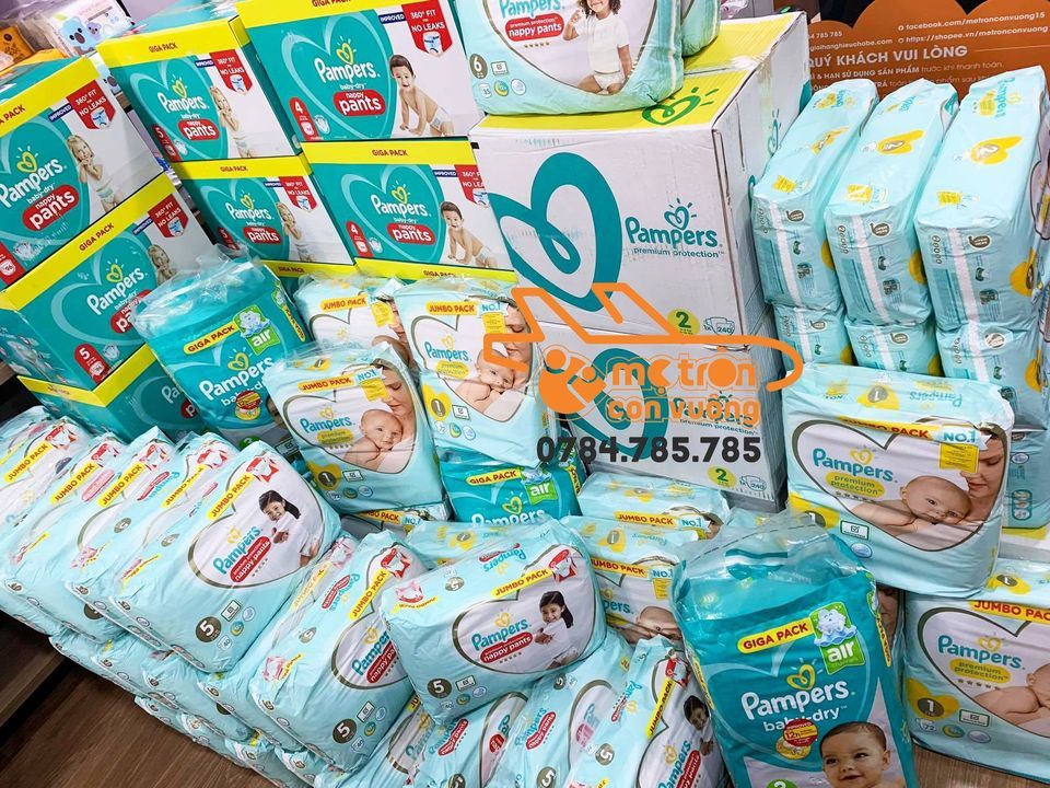 Tã dán Pampers Premium Size 3 (6 - 10kg) - 68m