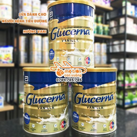 Sữa Glucerna vị vanilla Úc - 850g - cho người tiểu đường
