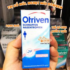 Nước muối Otriven 0.025% - 10ml