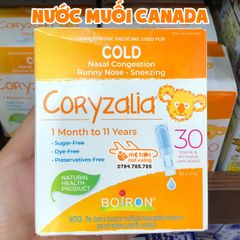 Muối Boiron Coryzalia Canada 1mlx30t