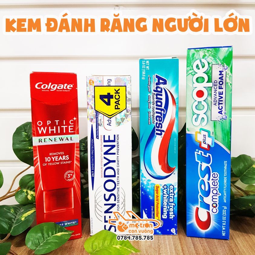 Kem đánh răng Aquafresh Extra Fresh +Whitening Mỹ - 158.8g