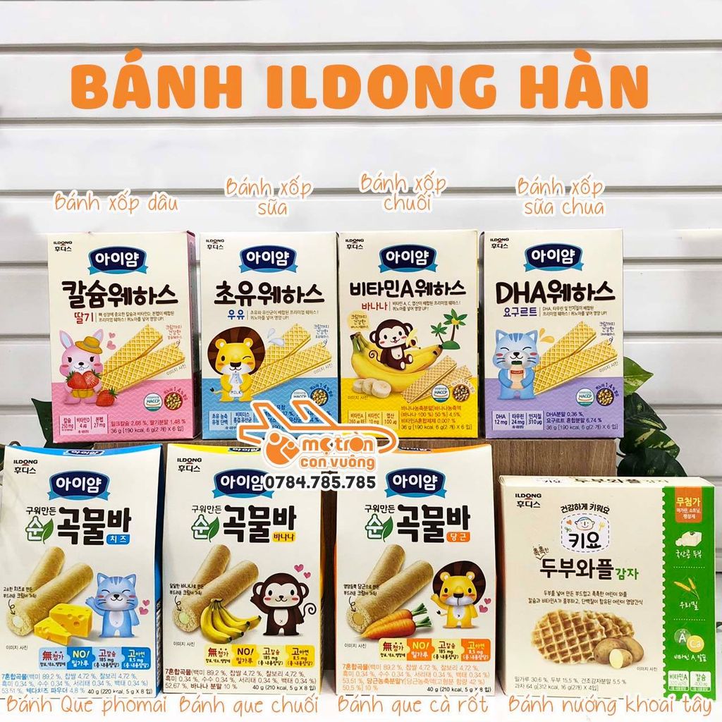 Bánh ăn dặm Ildong vị chuối