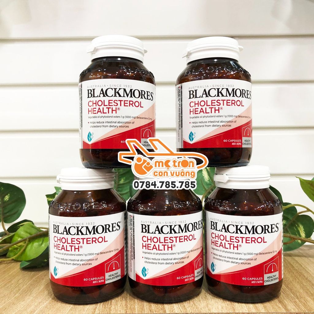 Viên uống giảm máu mỡ Blackmore Cholesterol Health - 60 viên