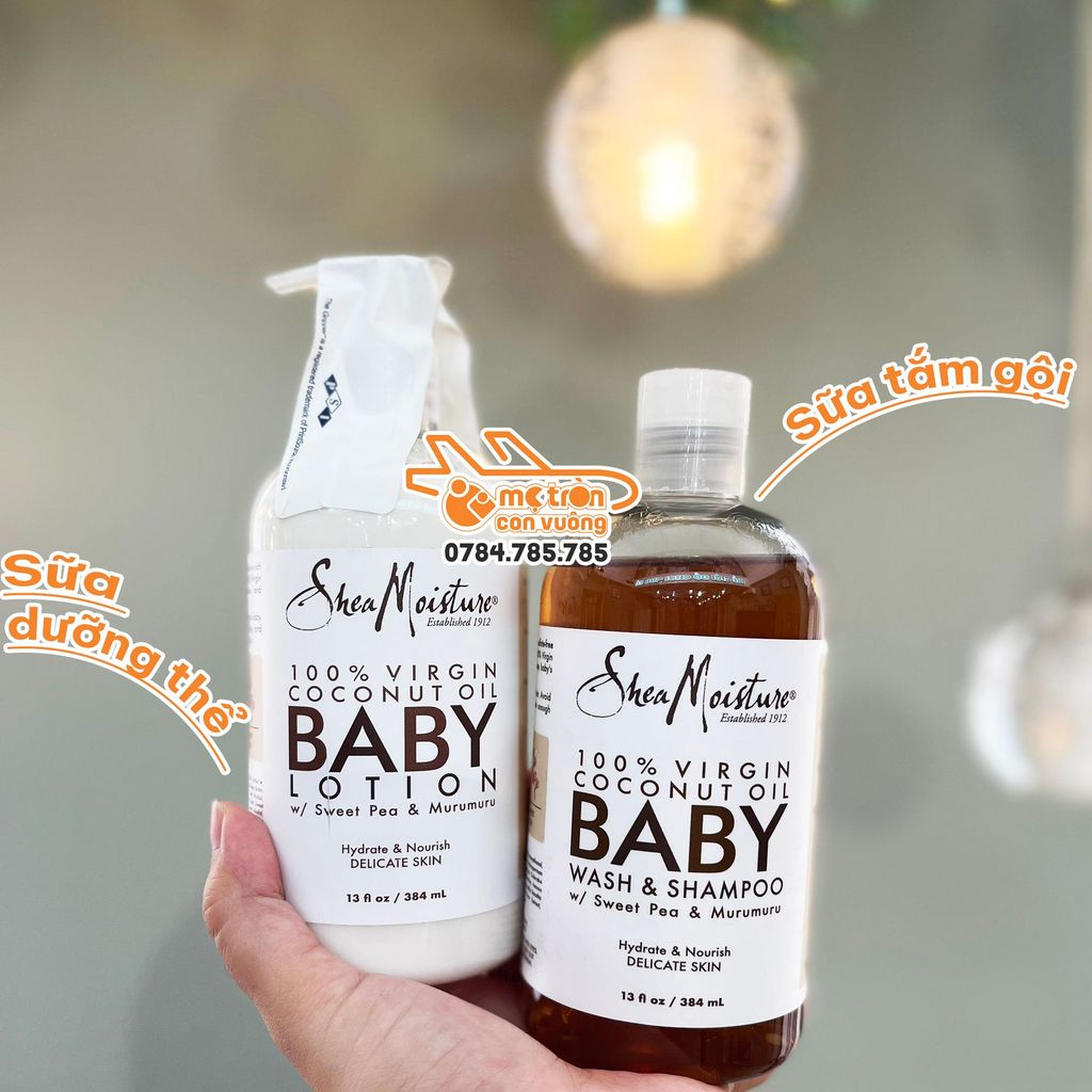 Sữa dưỡng thể Shea Moisture cho bé 384ml