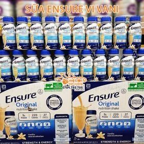 Sữa nước Ensure Original vị Vanilla Mỹ 237ml