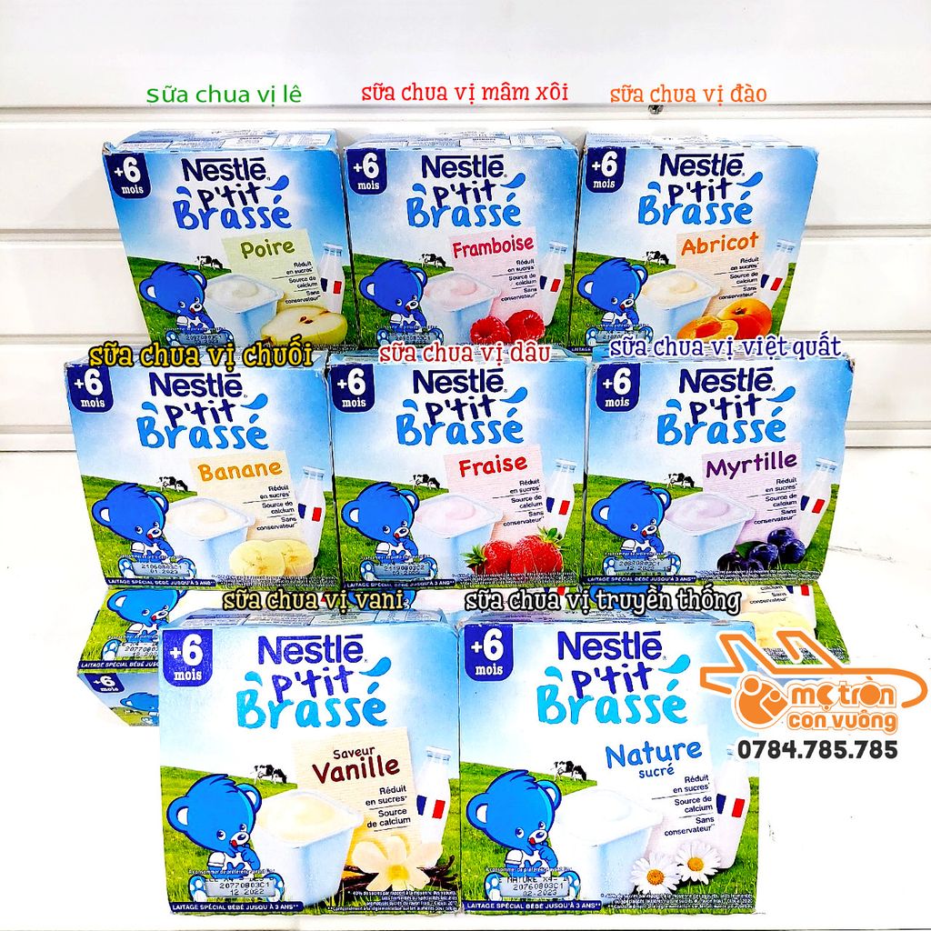 Sữa chua Nestle vị Vani 100gx4 (6 tháng+)