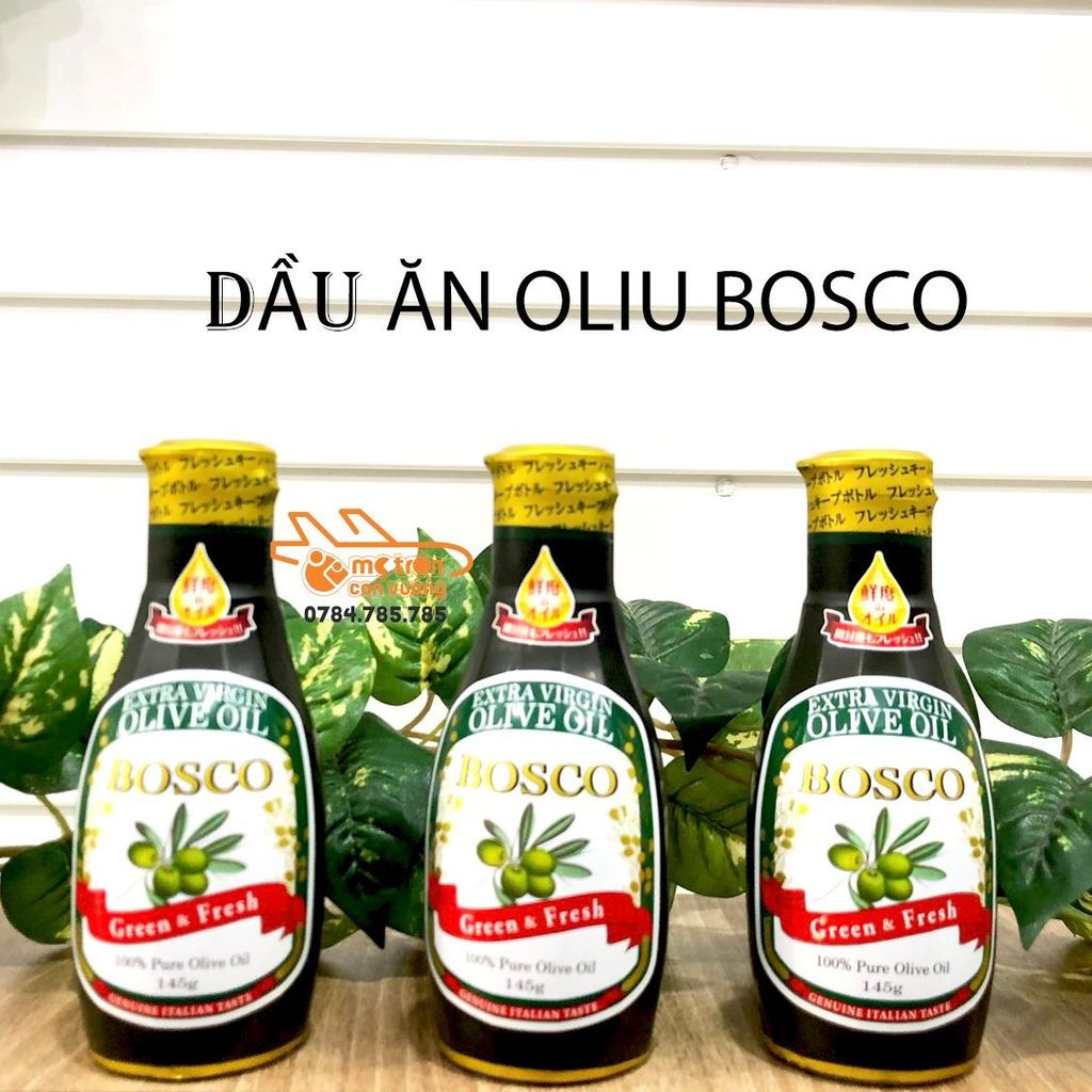 Dầu oliu extra Bosco 145g