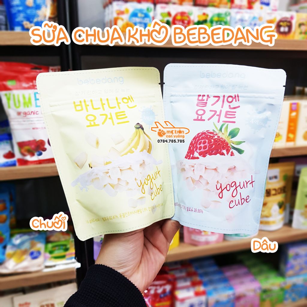 Sữa chua khô Bebedang vị chuối 16g