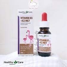Healthy Care Vitamin D3 + K2 MK7 25ml Úc NK - 0th+