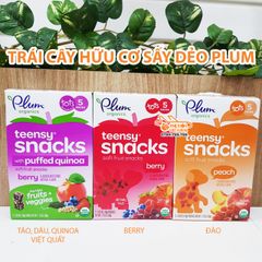 Trái cây sấy Plum vị trái cây và rau (12 tháng+)