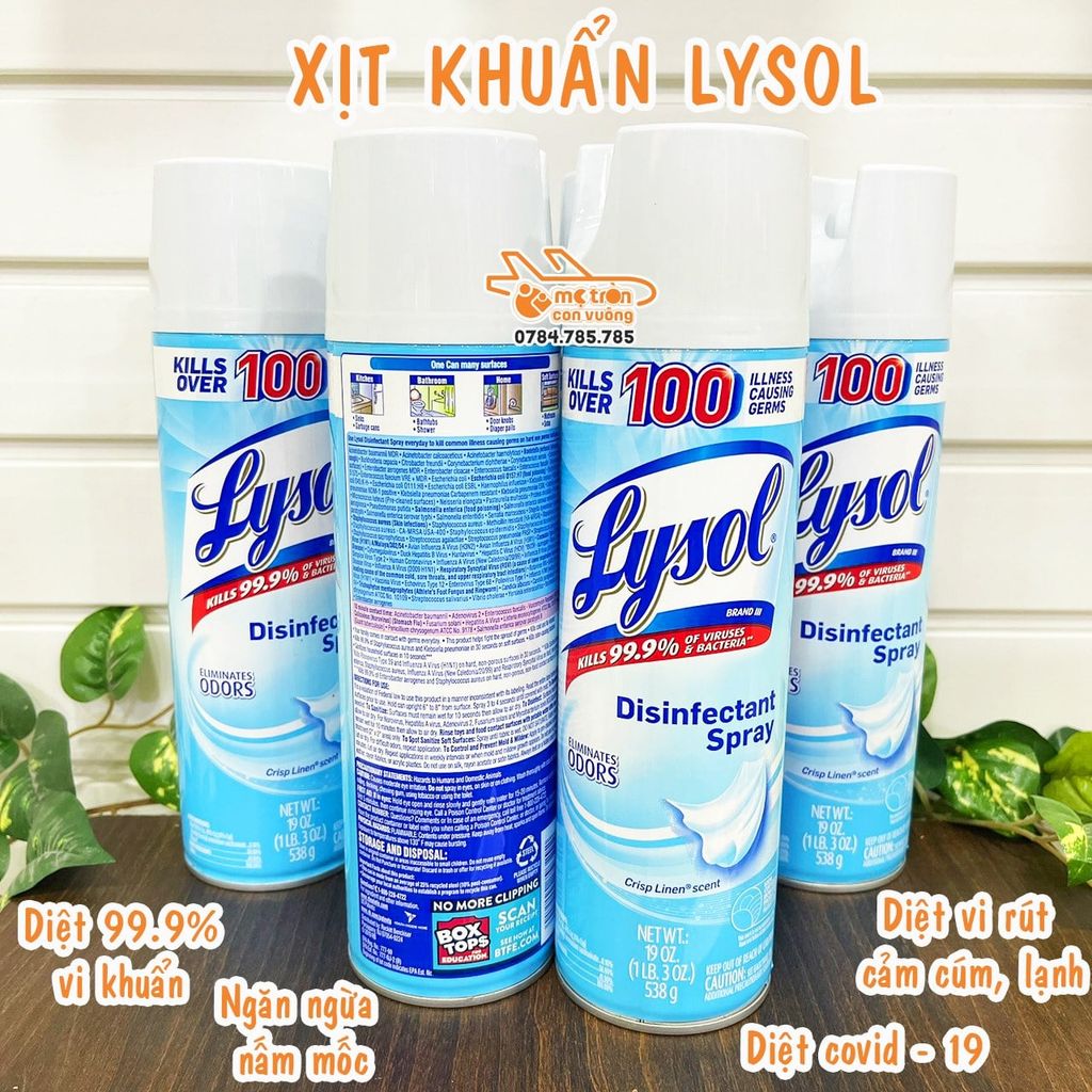 Xịt khuẩn Lysol 538g