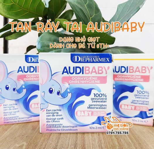 Dung dịch làm tan ráy tai Audi Baby (2ml x 10)