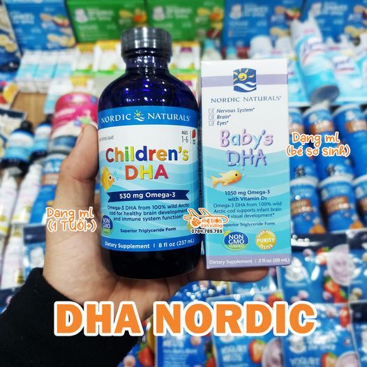 Children's DHA Omega-3 vị dâu 237ml (1-6 tuổi)