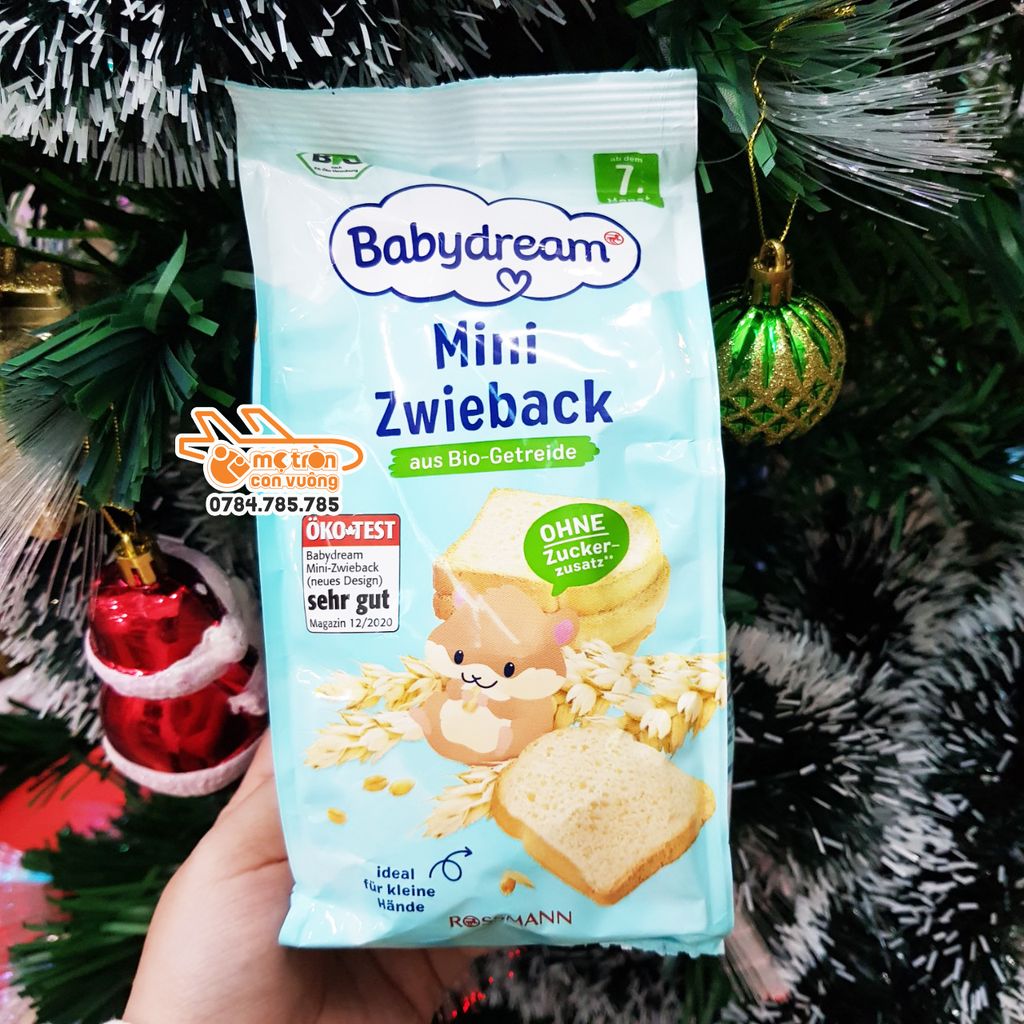 Bánh mỳ hữu cơ Baby Dream (7 tháng +)