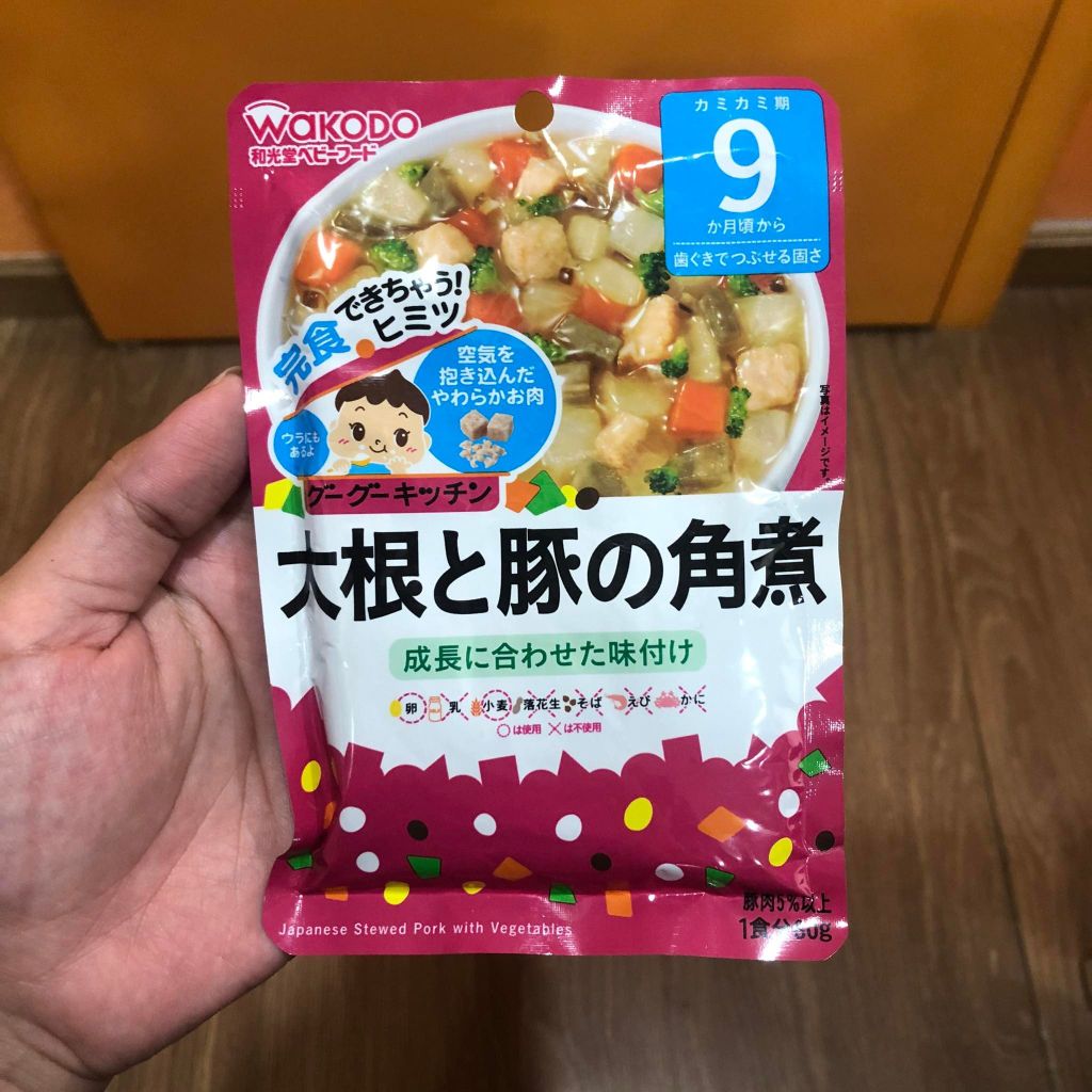 Súp ăn liền Wakodo vị thịt heo (9 tháng+)