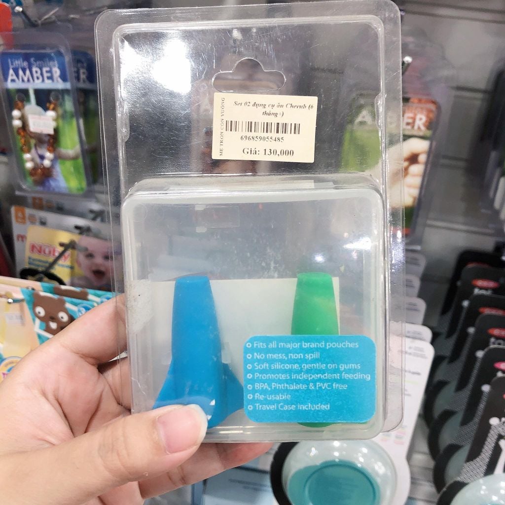 Set 02 dụng cụ ăn Cherub (6 tháng+)