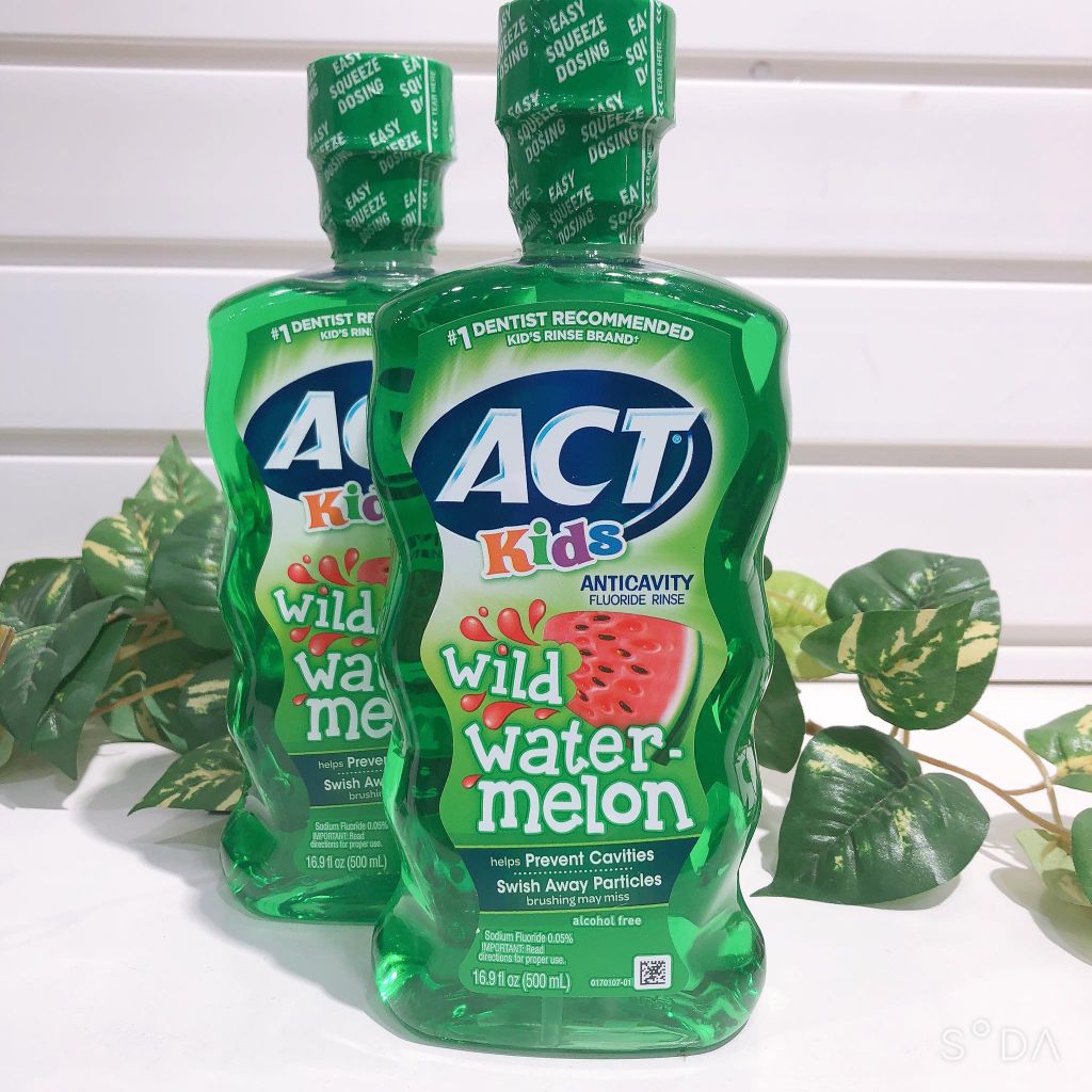 Nước súc miệng Act Kids Mỹ vị dưa hấu 500ml