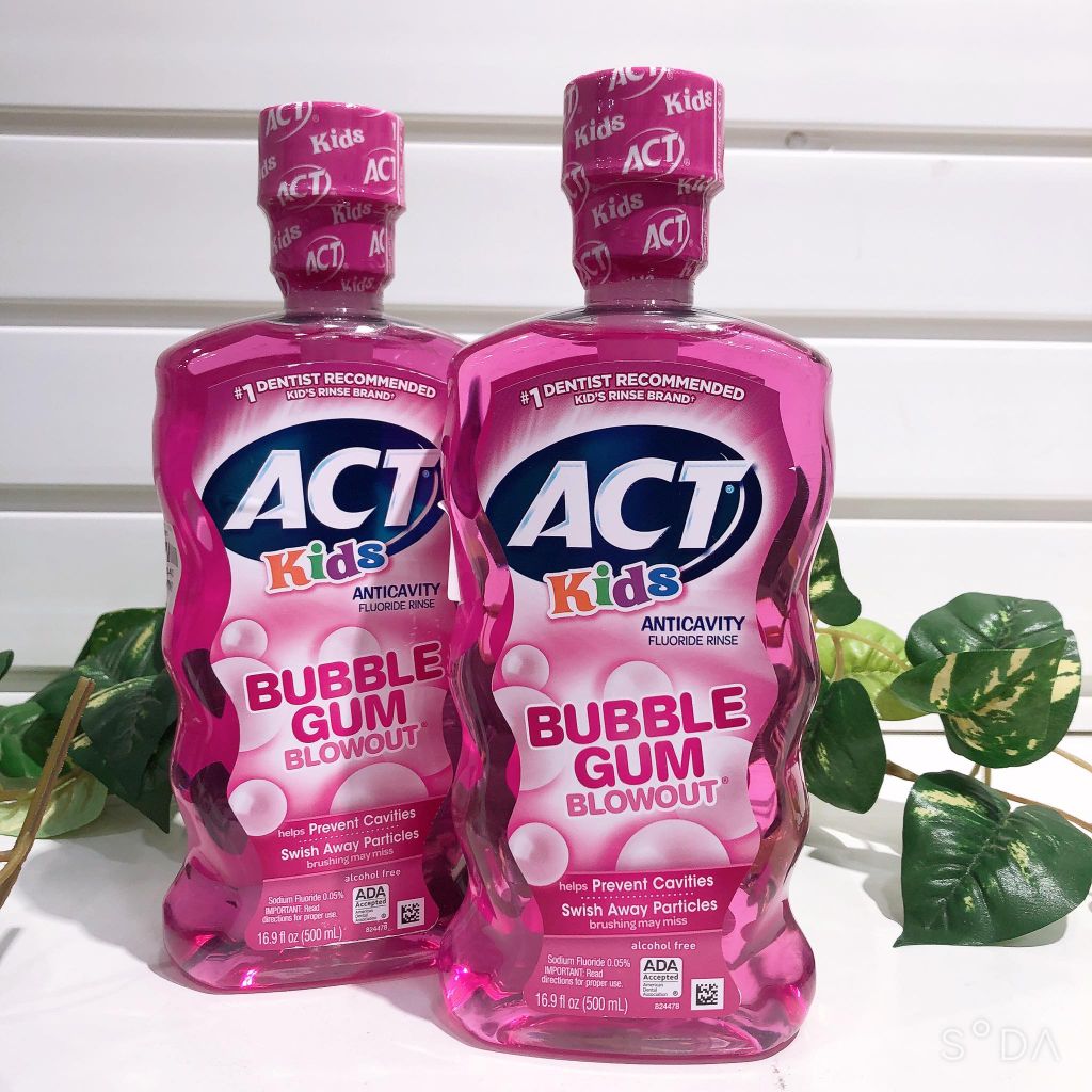 Nước súc miệng Act Kids Mỹ vị Kẹo 500ml